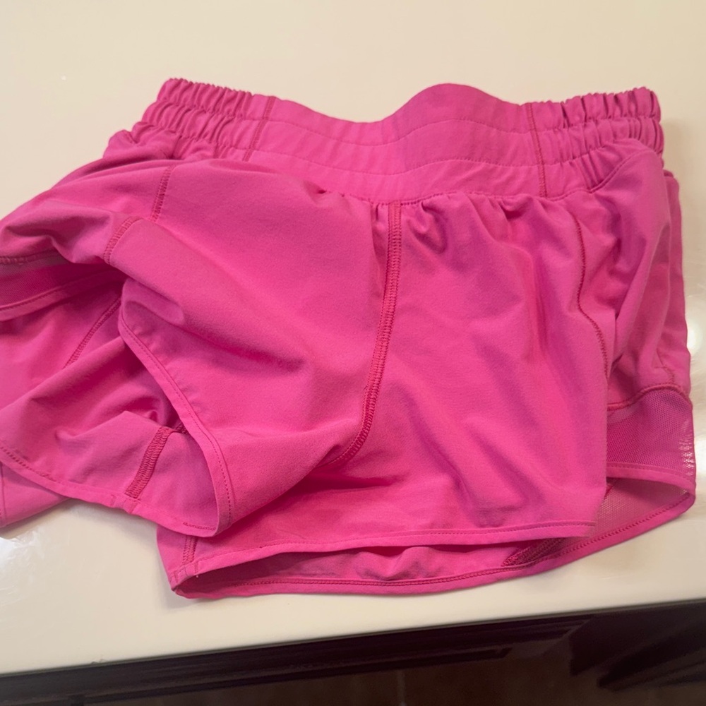 lululemon athletica Bright Pink Athletic Shorts
